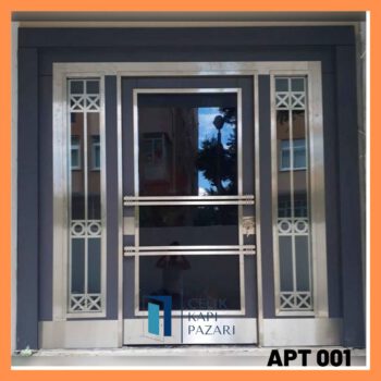APT 001 Antrasit Apartman Kapısı