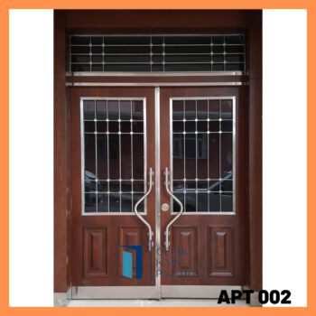 APT 002 Camlı Apartman Giriş Kapısı