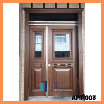 APT 003 Doğal Kaplama Apartman Kapısı