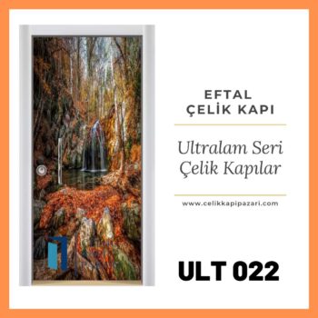 ULT 022 Üç Boyutlu çelik Kapı