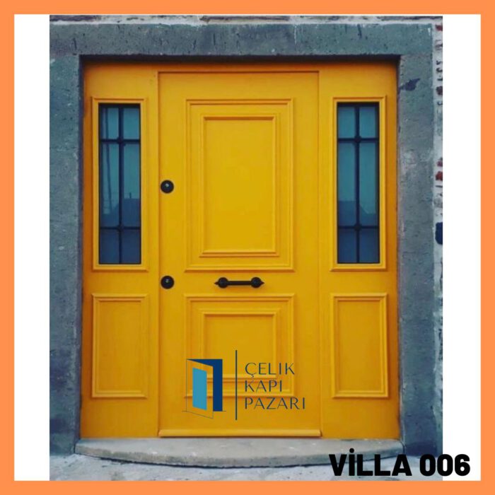 sarı villa kapısı