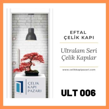 ULT 006 Çiçek Model çelik Kapı