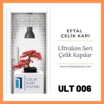 ULT 006 Çiçek Model çelik Kapı