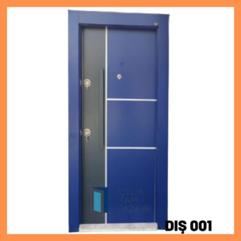 DIS 001 Mavi Kompozit Çelik Kapı