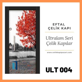 ULT 004 Resimli çelik Kapı
