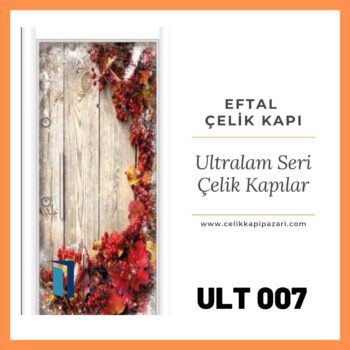 ULT 007 Resimli Çelik Kapı