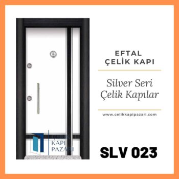 SLV 023 Beyaz çelik Kapı