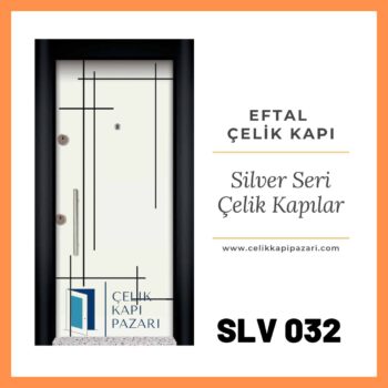 SLV 032 Beyaz çelik Kapı