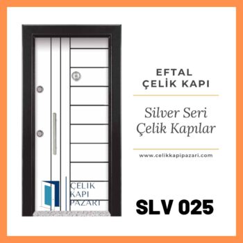 SLV 025 Beyaz çelik Kapı