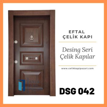 DSG 042 Doğal Kaplama çelik Kapı